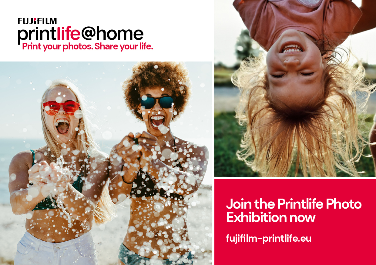 Printlife@home 2022 Torna per il terzo anno il progetto FUJIFILM per diffondere capillarmente la cultura della fotografia stampata
