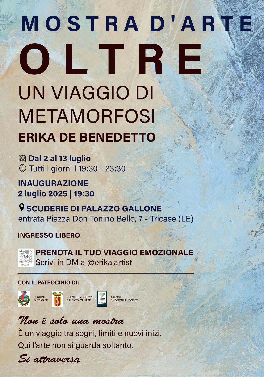 Mostra “OLTRE – Un viaggio di Metamorfosi”