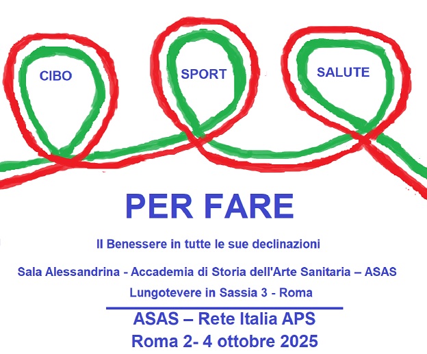 Rete Italia APS e ASAS annunciano evento CIBO SPORT SALUTE per FARE - Il benessere in tutte le sue declinazioni