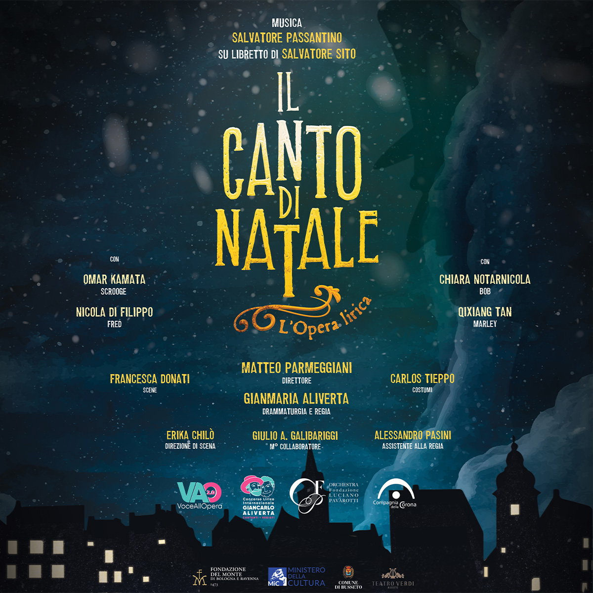 “Il Canto di Natale”, una produzione VoceAllOpera e Orchestra Fondazione Luciano Pavarotti, al Teatro L. Betti, Casalecchio di Reno (BO)
