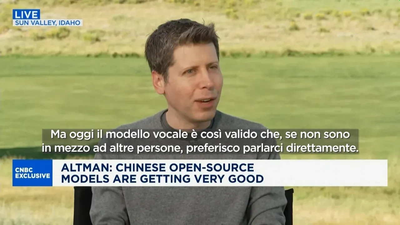 OpenAI, il ceo Sam Altman ai microfoni di Cnbc: la quotazione in borsa nel 2026? «Non lo so»