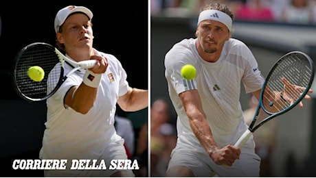 Sinner-Zverev, la finale di Wimbledon 2026: il numero 1 difende il titolo, il tedesco insegue il secondo Slam