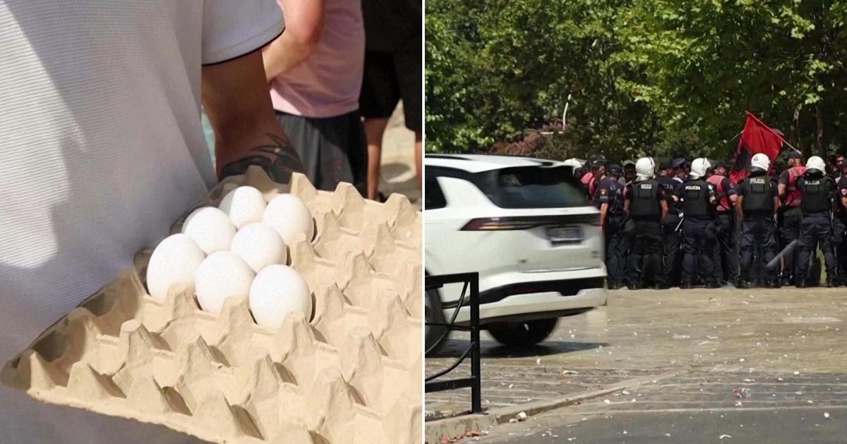 Albania, uova contro i parlamentari: le proteste nate contro il resort Trump si allargano