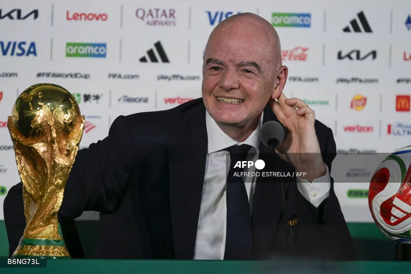 Infantino: La Fifa non ha avuto entrate aggiuntive dalla pausa per bere, è una questione sportiva