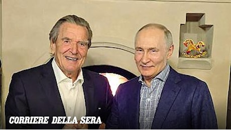 Schröder festeggia Putin a Mosca, Merz furioso: «È immorale»