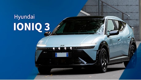 Hyundai Ioniq 3, ordini aperti in Italia: la compatta elettrica da 29.900 euro