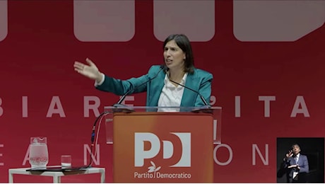 Schlein all'assemblea Pd: condannare i violenti, ma le proteste pacifiche non si coprono
