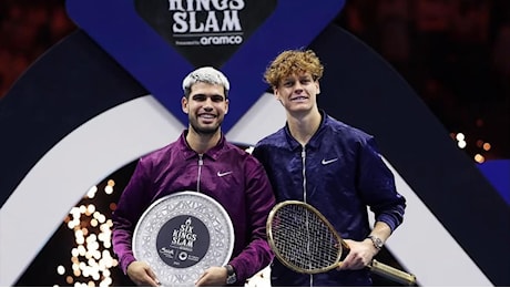 Six Kings Slam, il tabellone: Sinner debutta con De Minaur, Djokovic e Alcaraz in semifinale