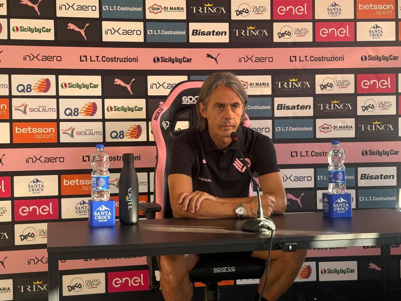 Palermo, Inzaghi: Siamo carichi e fiduciosi. Obiettivo? Voglio rendere i tifosi orgogliosi di questa squadra
