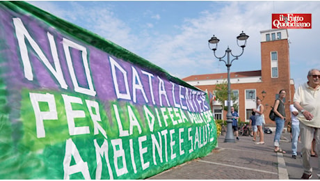 Prima protesta in Lombardia contro i data center: a Lacchiarella il presidio dei comitati