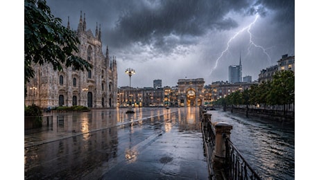 Allerta meteo Milano, rischio idrogeologico e temporali: scatta la sorveglianza fino a mezzanotte