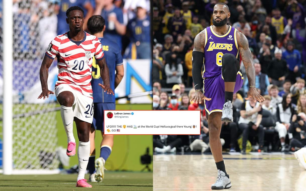Mondiali, Balogun esulta conThe Silencer: il tweet di LeBron James per lui