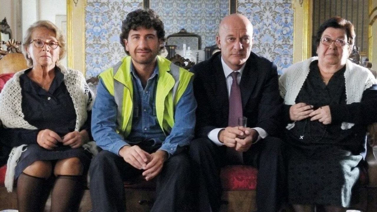Claudio Bisio cittadino onorario di Castellabate, il borgo di Benvenuti al Sud (durante le riprese del sequel)