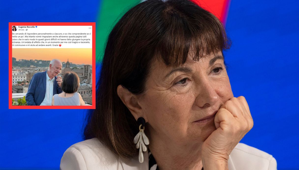 Eugenia Roccella commossa in un momento tragico e lacerante, parla la ministra dopo la scomparsa del marito