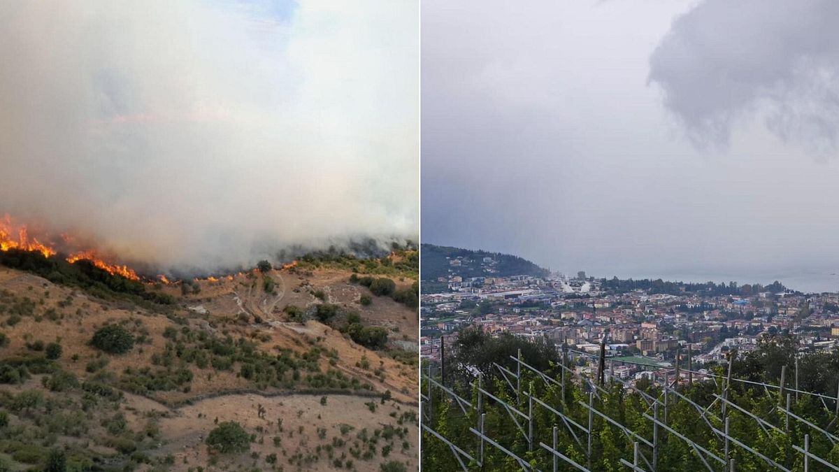 Nuova ondata di caldo in Italia, in Sardegna e Piemonte è emergenza incendi | Temporale in Veneto
