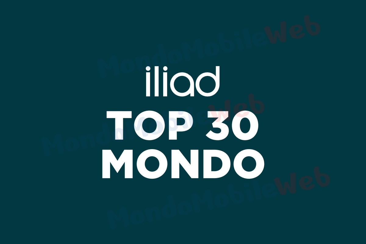 Iliad lancia Top 30 Mondo con inclusi Giga per Roaming Extra UE e UE in oltre 110 Paesi
