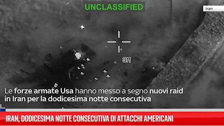 Iran, dodicesima notte consecutiva di attacchi americani