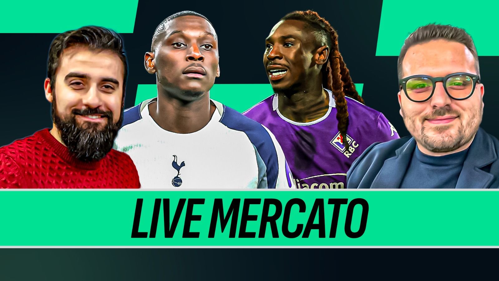 LIVE Calciomercato: dalle 18 sul nostro canale YouTube