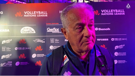 Julio Velasco:Contro l'Ucraina prima partita al completo, ma la fast ci ha messo in difficoltà"
