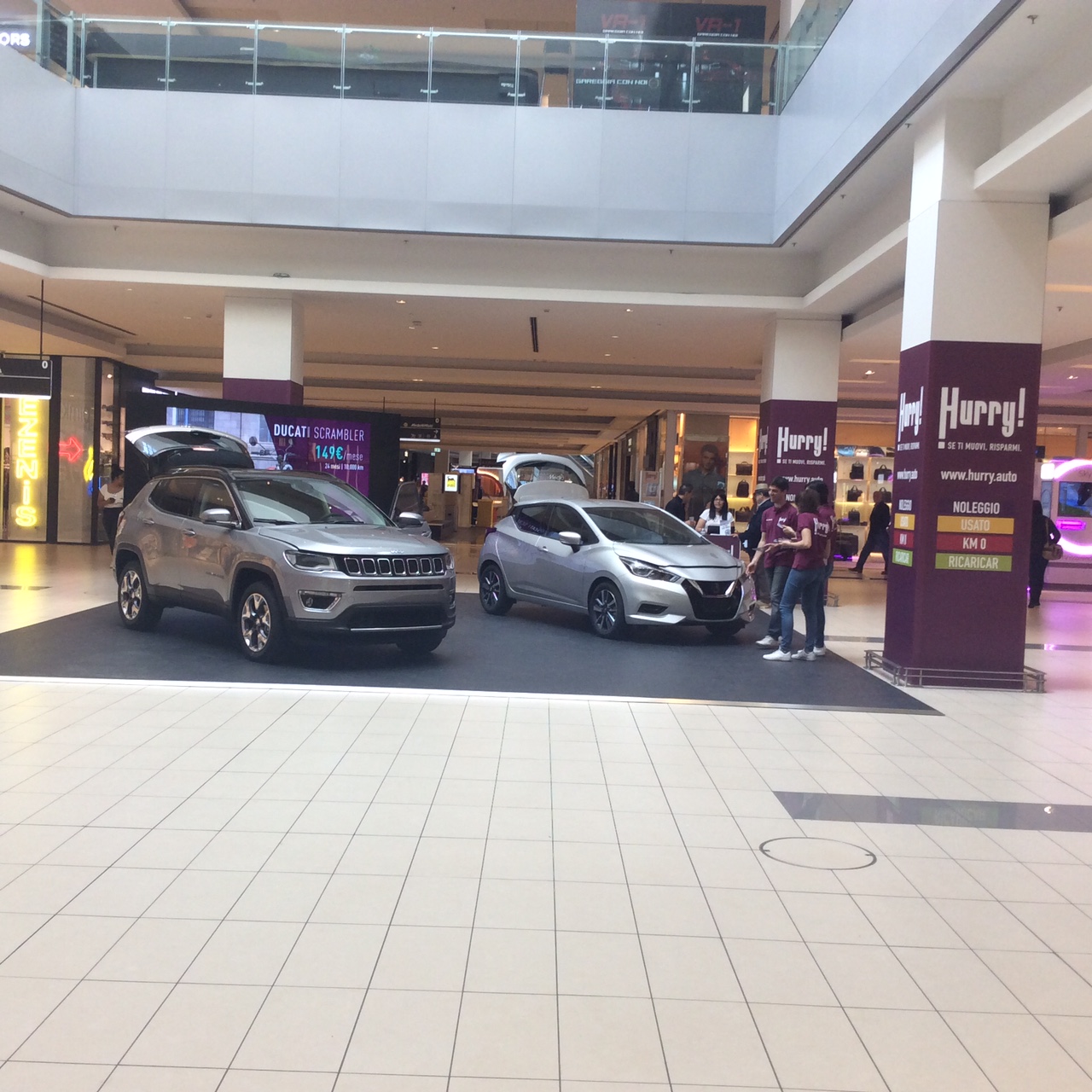 Il Noleggio a Lungo Termine di Hurry! al Centro Commerciale Porta di Roma 